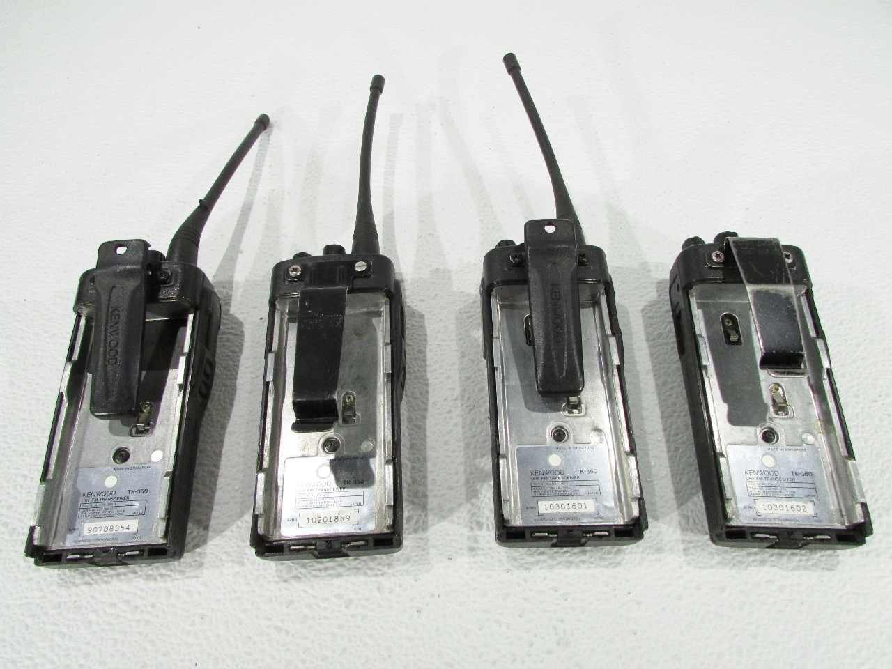 LOT OF (4) KENWOOD TK360 UHF FM TRANSCEIEVER TWO WAY RADIO eBay