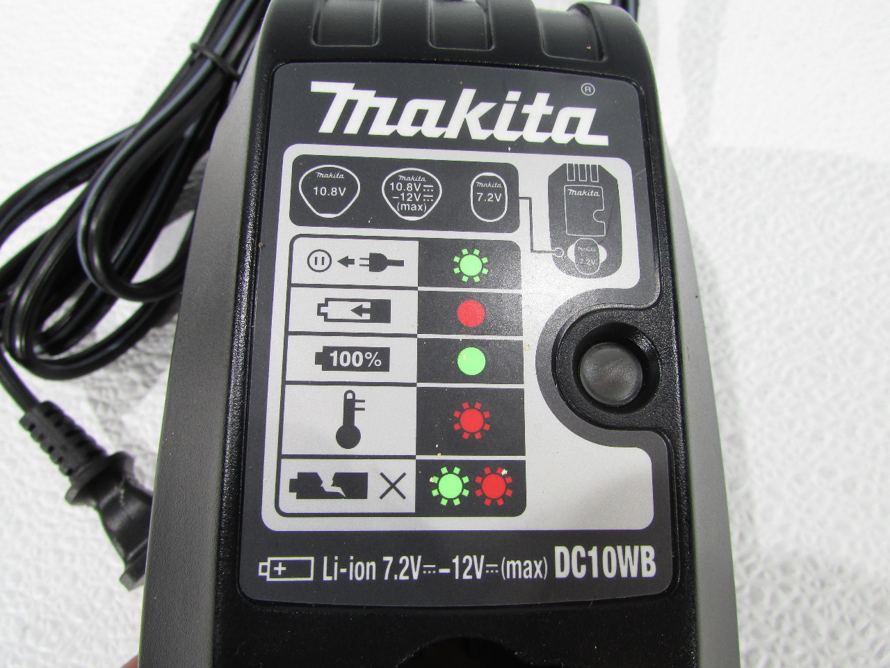 MAKITA DC10WB BATTERY CHARGER LIION CLASS 2 7.2V12V Premier