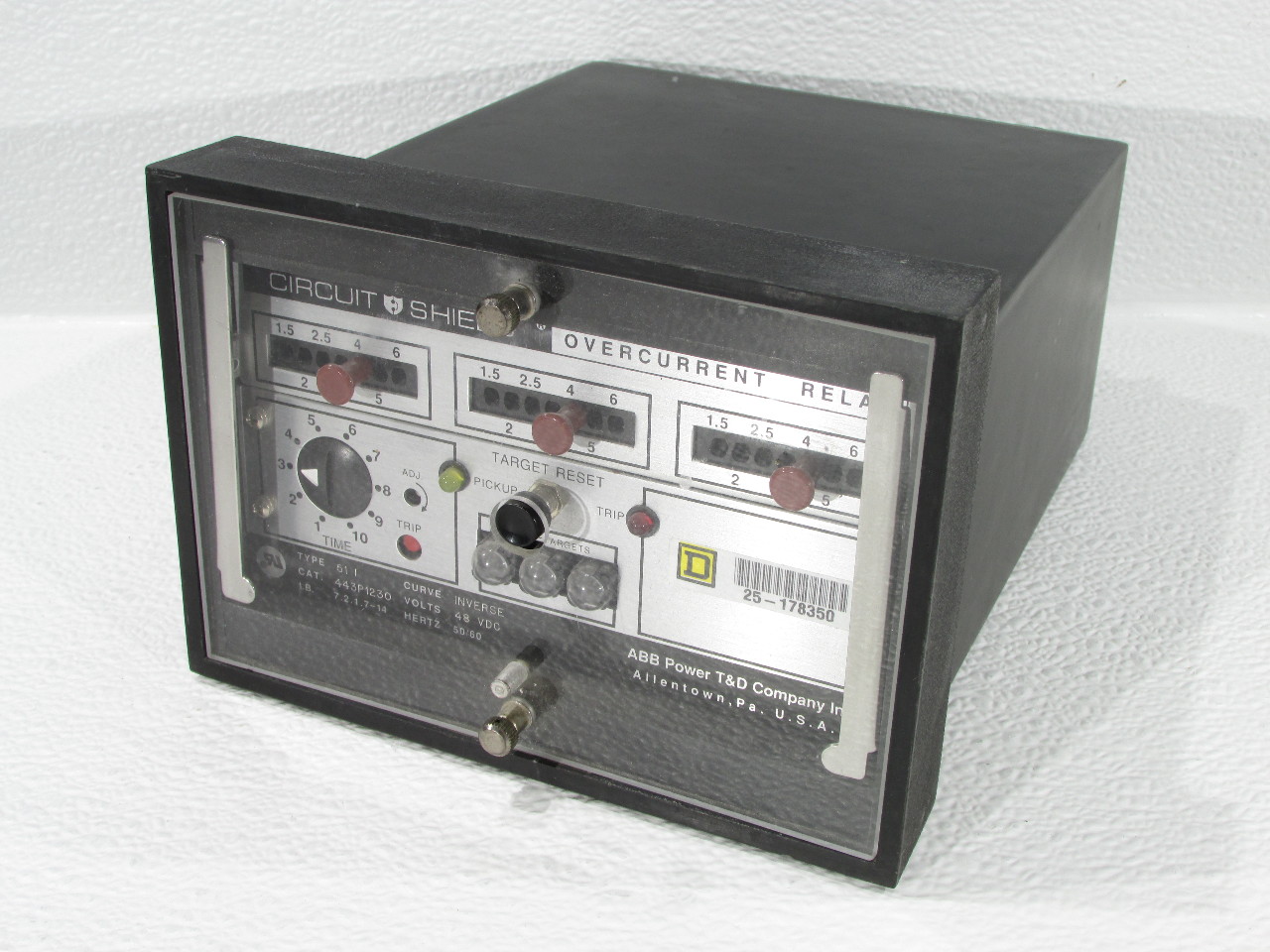 * ABB 443P1230 TYPE 51 I CIRCUIT SHIELD OVERCURRENT RELAY Premier