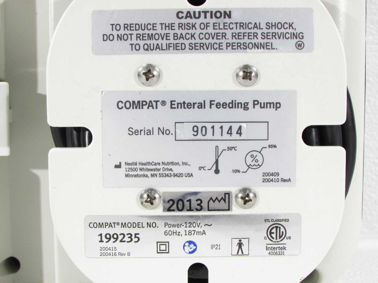 * COMPAT 199235 ENTERAL FEEDING PUMP DELIVERY SYSTEM Premier