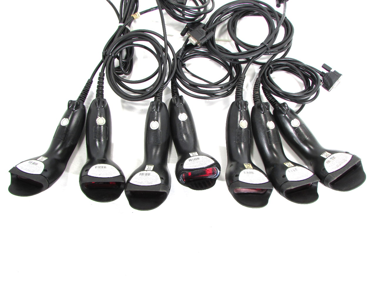 LOT OF (7) KEYENCE BLN70RKE BARCODE SCANNERS LASER READER HANDHELD W