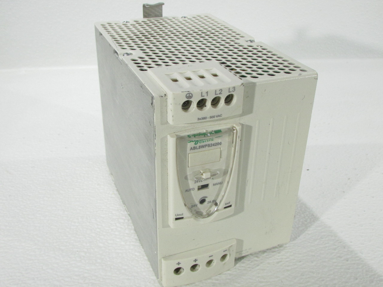 SCHNEIDER ELECTRIC ABL8WPS24200 POWER SUPPLY 24VDC 20AMP PHASEO