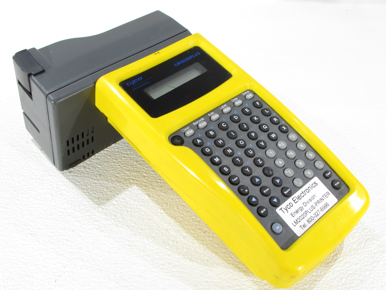 TYCO ELECTRONICS LM2020-PLUS HAND HELD LABEL PRINTER ...