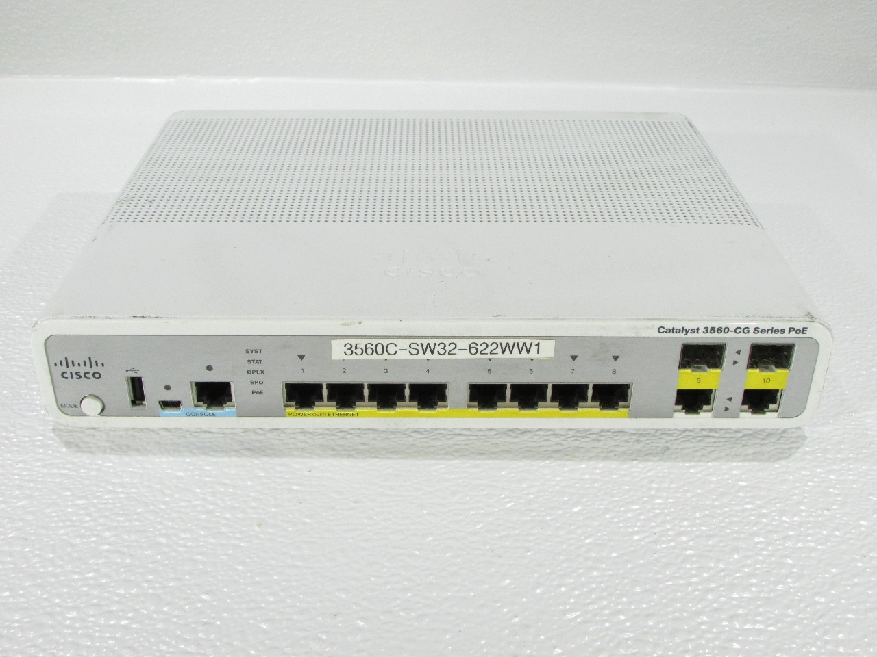 CISCO WS-C3560CG-8PC-S CATALYST 3560C SWITCH 8 GE POE 2 X DUAL UPLINK ...