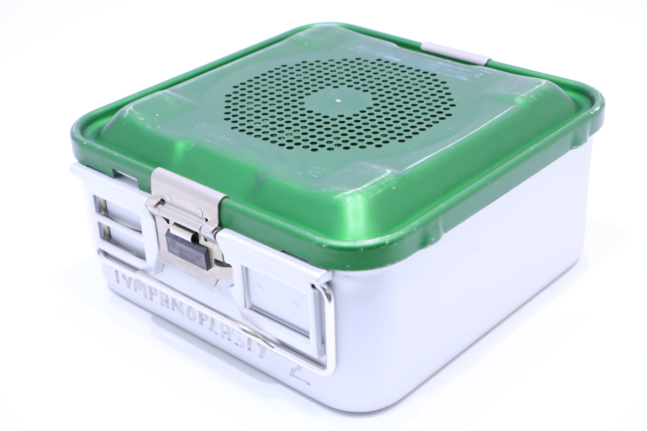 * AESCULAP JK387 STERILIZATION CONTAINER CASE 101/4 x 101/4 x 5