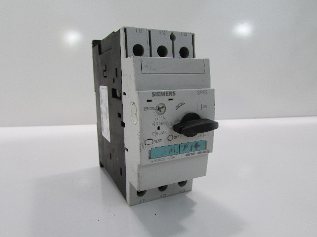 SIEMENS FURNAS ELECTRIC CO 3RV1-031-4BA10 CIRCUIT-BREAKER SIZE S2 14-20A