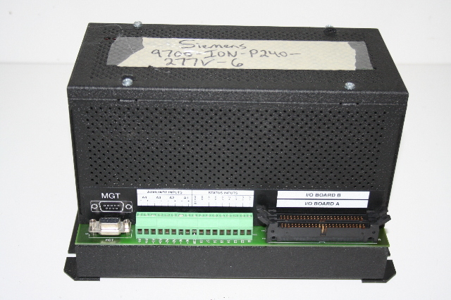 * SIEMENS 9700 POWER SUPPLY 9700-ION-P240-277V-6 240VOLT 5AMP