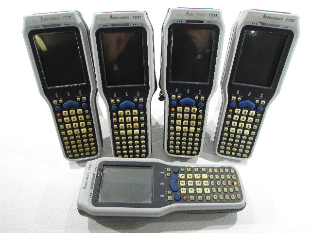 LOT OF (5) INTERMEC CK31 LASER BARCODE SCANNER
