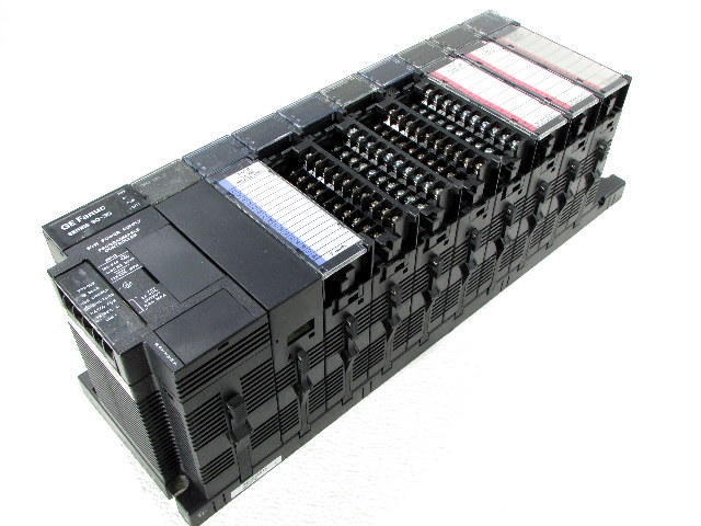 * GE SERIES 90-30 RACK IC693CHS391G BASE 10-SLOT IC693CPU331T IC693MDL940H IC693MDL930