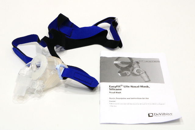 * NEW DEVILBISS DV 97415 EASYFIT LITE NASAL MASK SILICONE