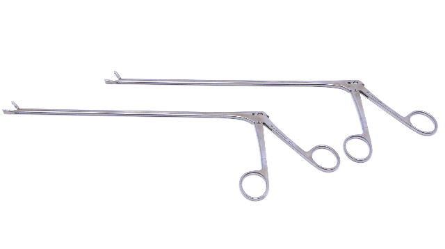 * LOT OF (2) SKLAR 80-1940 BARON ALLIGATOR GRASPING FORCEPS 10"