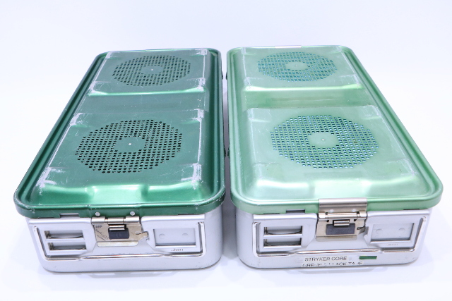 * QTY. (1) AESCULAP DBP JN441 STERILIZATION CONTAINER CASE 21-3/4 x 10-1/4 x 5"