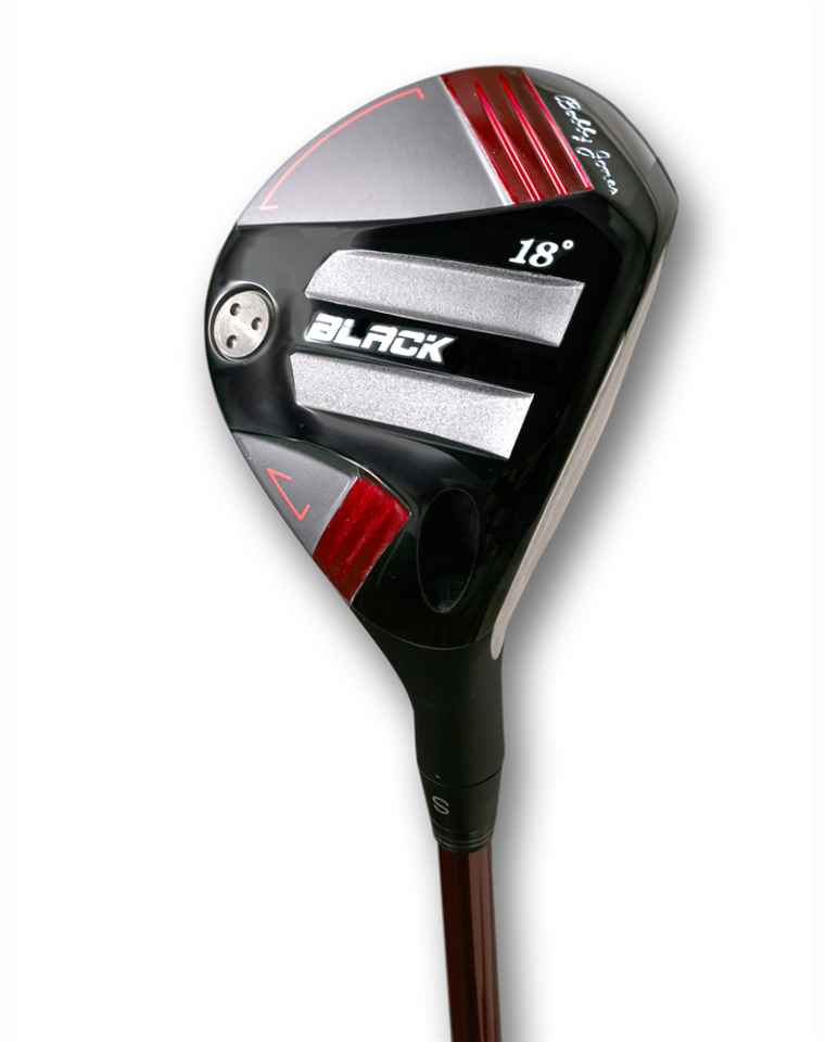 NEW Bobby Jones Golf Black Hybrid 18° Regular Flex Graphite by Jesse Ortiz
