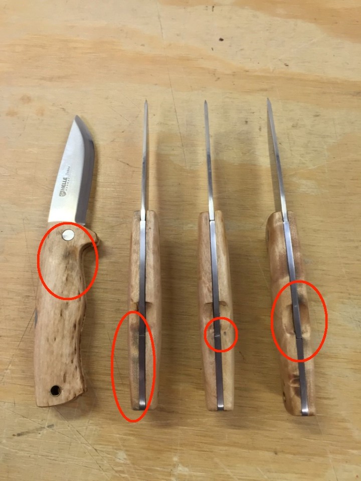 Helle Dokka Folder Folding Knife w Leather Case Hand Made Norway