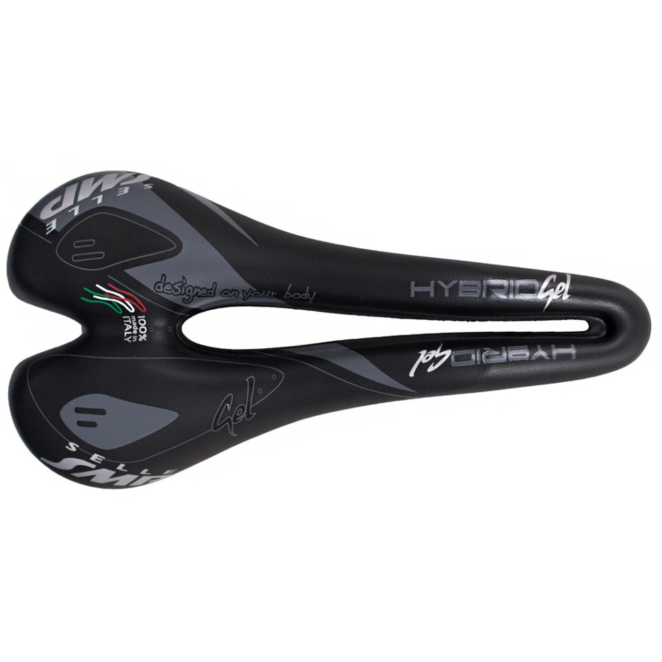 Selle SMP Hybrid Gel Man Bicycle Saddle Seat Black . . . Made in