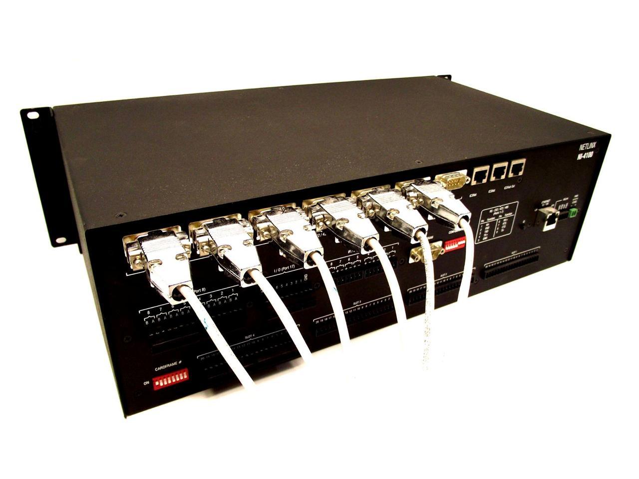 AMX NetLinx NI-4100 NI4100 w/ Power Supply + RS-232 Cables & Phoenix