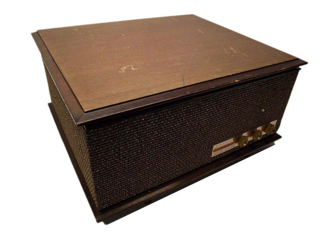 Silvertone+Phonograph ... Sears Robuck Silvertone 9252 High Fidelity Phonograph Mahogany | eBay