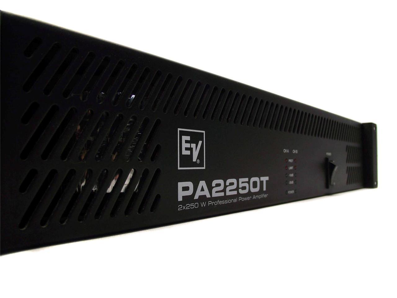 ElectroVoice (EV) PA2250T 2x250 Watt Professional Power Amplifier Electro VOICE eBay