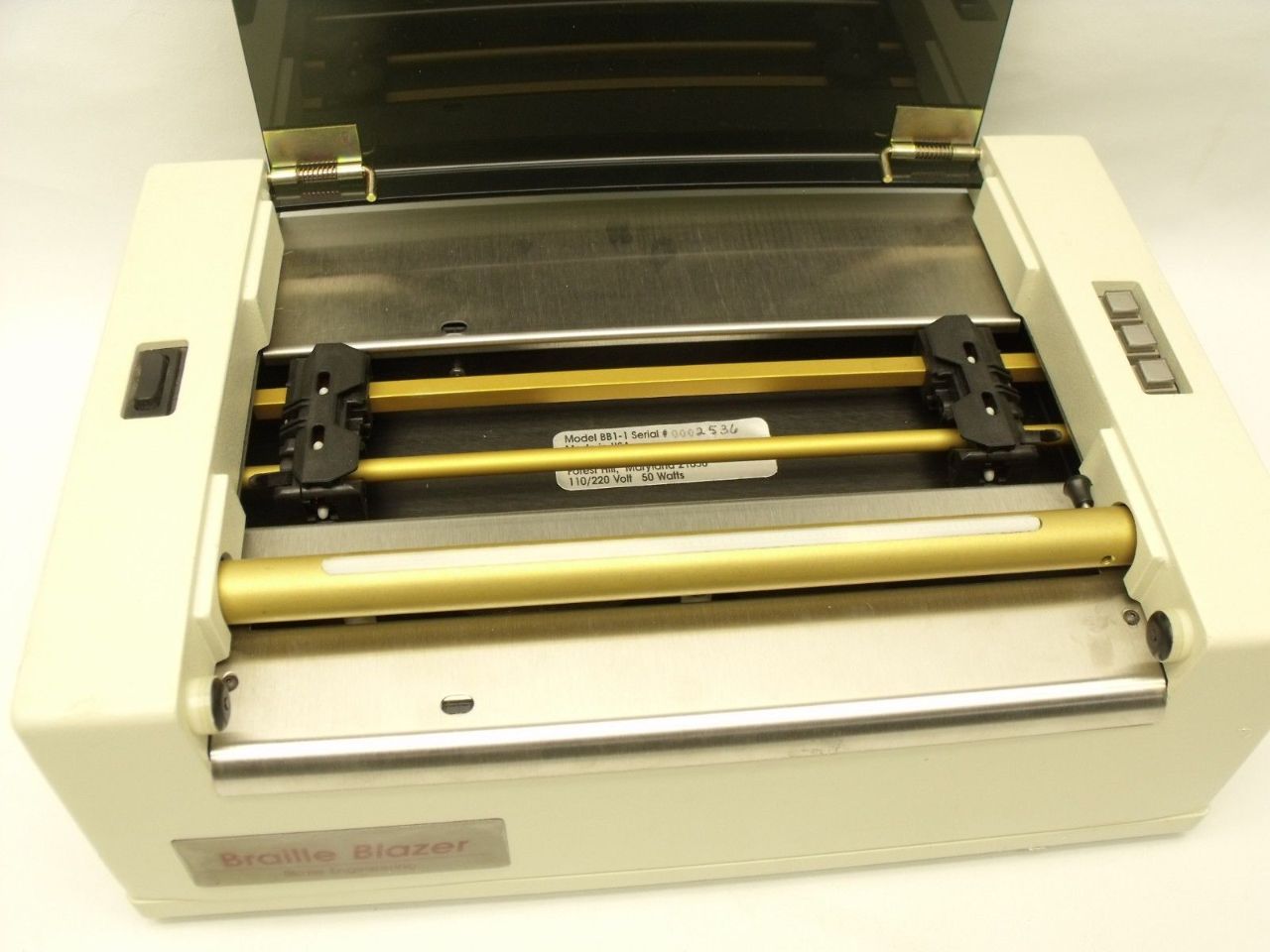 Braille Blazer Brazie Blazie BB11 Portable Printer Embosser Speech