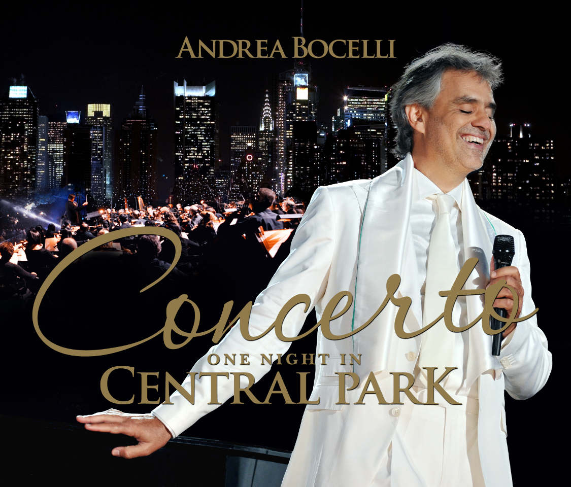 NEW Andrea Bocelli Concerto One Night in Central Park  - 4 Disc Deluxe ISS1708