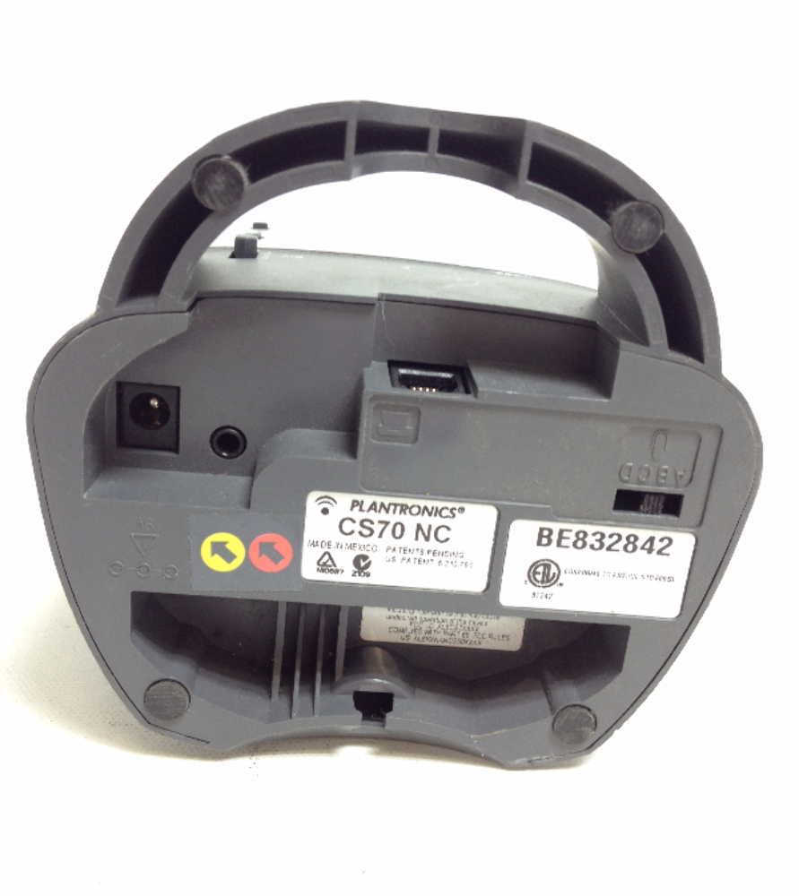 Plantronics Wireless Headset Charger Base System CS70 NC BE832842