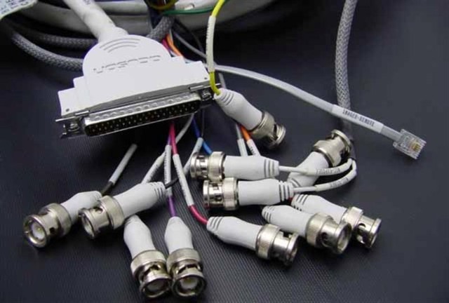 LOT OF 2 ACUSON Ultrasound Cables 39933 AUX CART REV A
