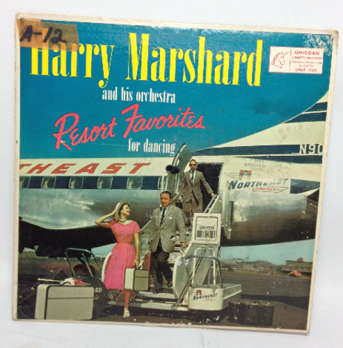 VINTAGE 1957 Harry Marshard Resort Favorites for Dancing LP Record Vinyl UNLP 1049