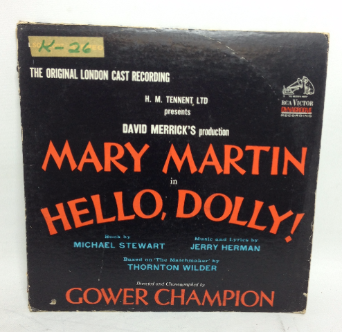 VINTAGE Mary Martin in Hello, Dolly! LP Gower Champion Record Vinyl