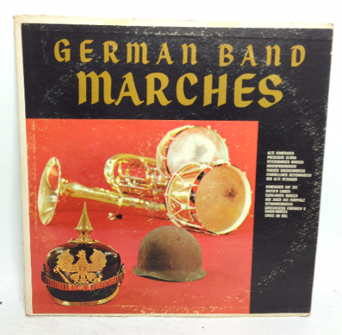 VINTAGE German Band Marches LP P-14300 Heinz Bartels Vinyl Record