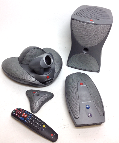 Polycom Video Conferencing Camera System VSX 7000 Subwoofer / Mic / Remote / VGA