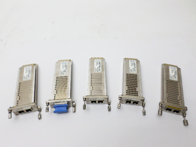 A Lot of 5 Cisco Xenpak-10GB-ZR Transceiver Modules