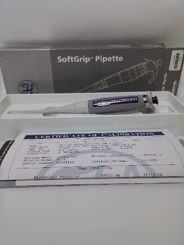 Hamilton Soft Grip Pipette Adjustable Volume 1 - 100 uL 55019-36