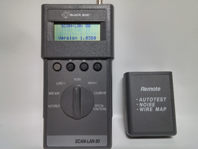 BLACK BOX TS624A SCAN-LAN 80 CABLE SCANNER