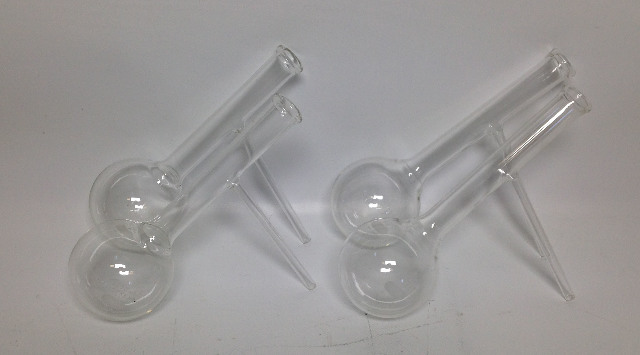 Lot of 250 ml Pyrex 4620 Laboratory Glassware Distillation Flask