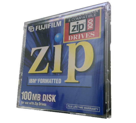 Lot of 6 FujiFilm 100MB Zip Disk For MAC 1-pack Brand New