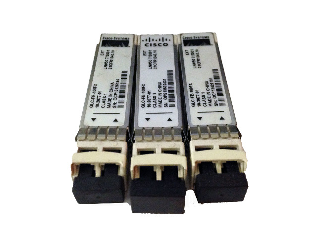 Cisco GLC-FE-100FX SFP Fiber Pluggable Module 10-2077-01 Fast Ethernet