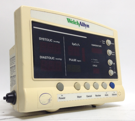 Welch Allyn Series 52000 Patient Vital Signs Monitor Blood Press Pulse Temp SpO2