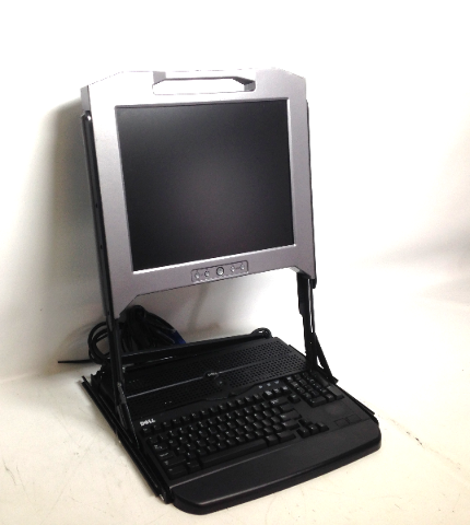 Dell 17FP 17" Rackmount LCD Monitor Keyboard Mouse USB Console