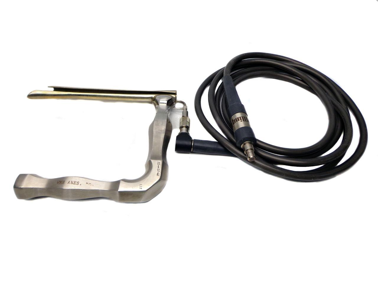 Pilling Weck Laryngoscope 522040 LL2 w/ fiber optic light cable