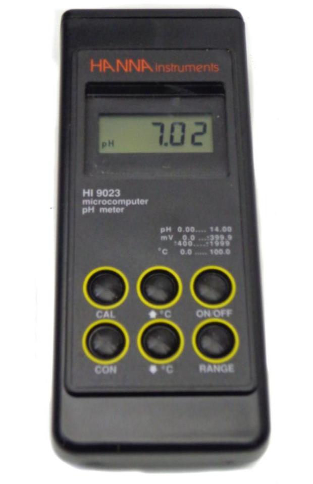 Hanna Instruments HI 9023 PH Meter w/ HI 1217 Electrode w/ Case ElectronicDepot USA