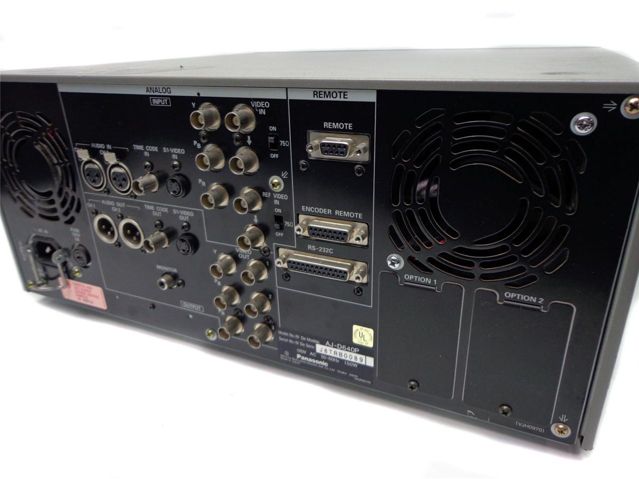 DVCPRO AJD640 Digital Video Cassette Recorder Player AJD640P eBay