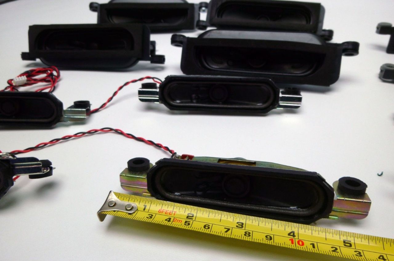 Lot of 8 Internal Television TV Speakers Television Repair Parts