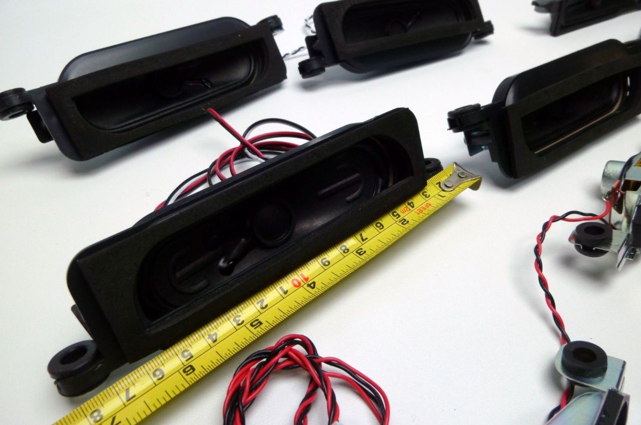 Lot of 8 Internal Television TV Speakers Television Repair Parts
