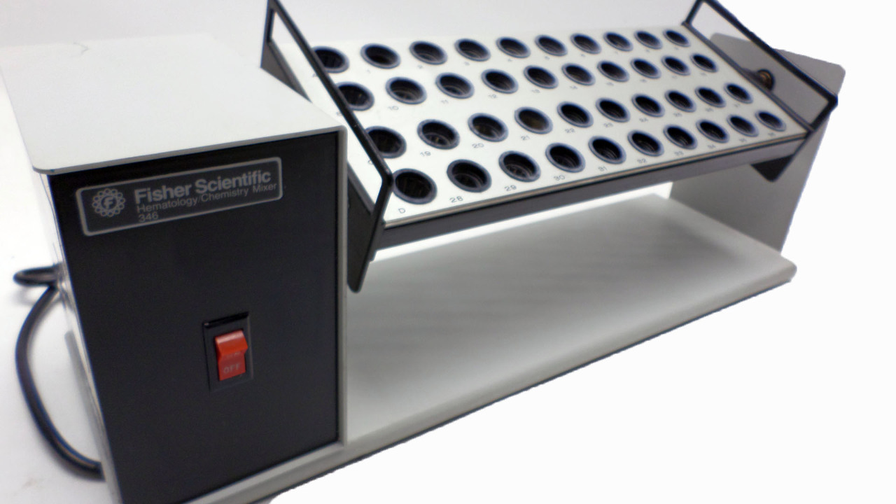 FISHER SCIENTIFIC LABORATORY HEMATOLOGY CHEMISTRY MIXER Model 346