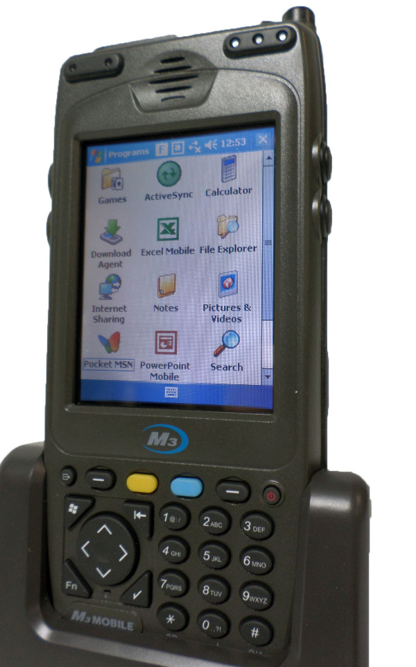 M3 Mobile Compia MC7500S RUGGED Portable Handheld PDA Windows Mobile