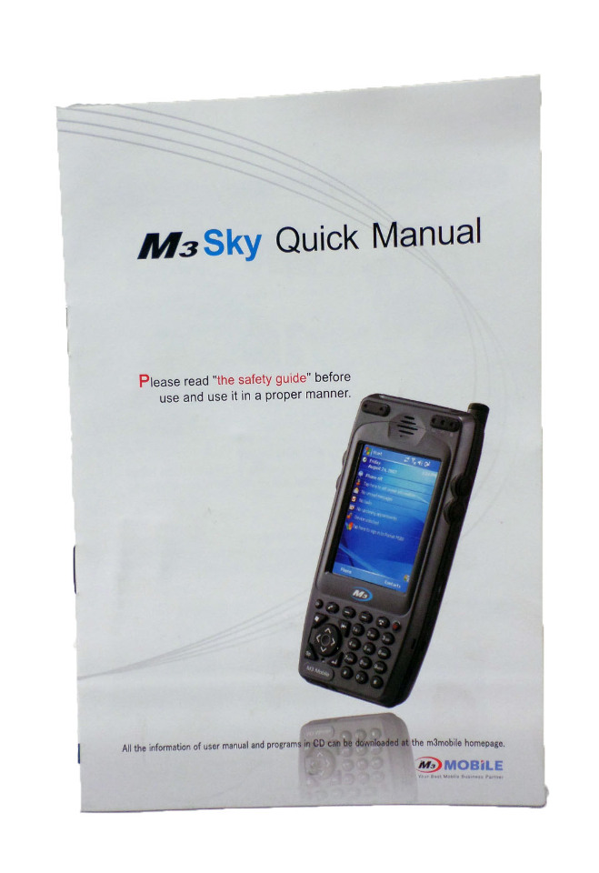 M3 Mobile Compia MC7500S RUGGED Portable Handheld PDA Windows Mobile