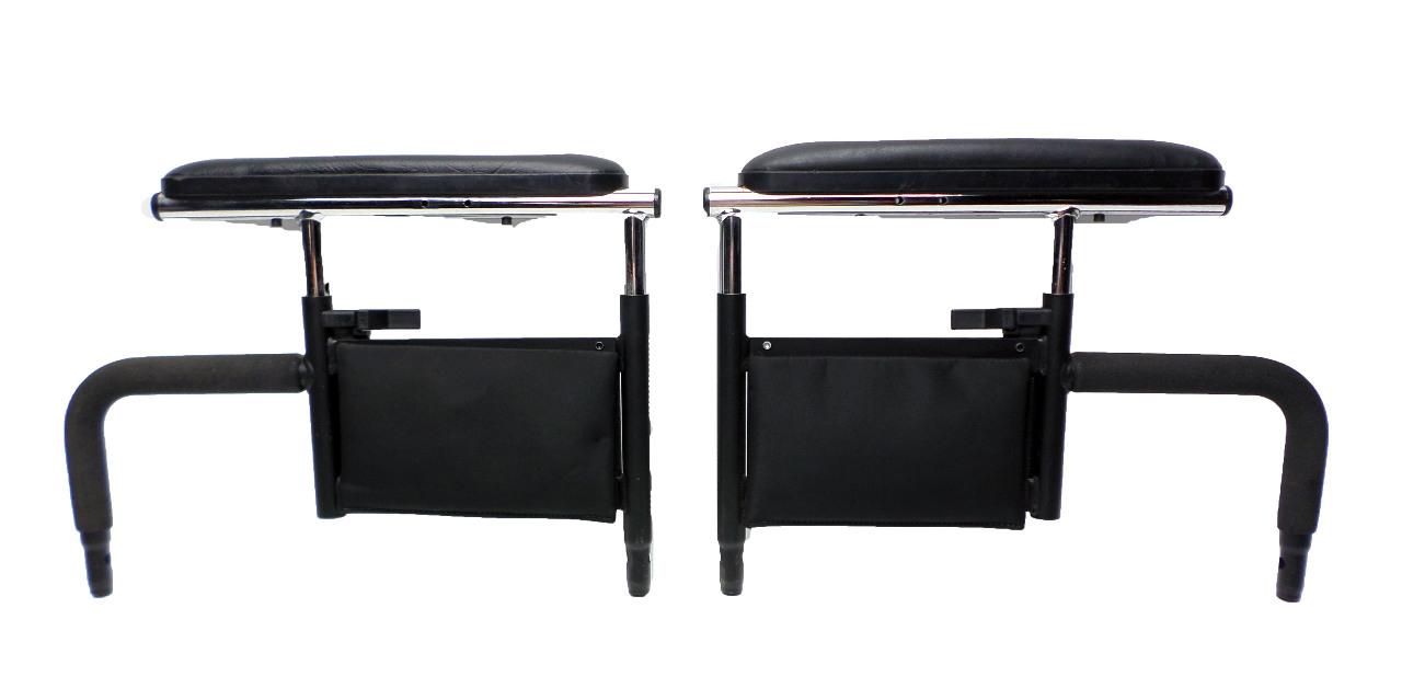 Quickie Power Wheelchair P220 Arm Rails Pads Rest Long