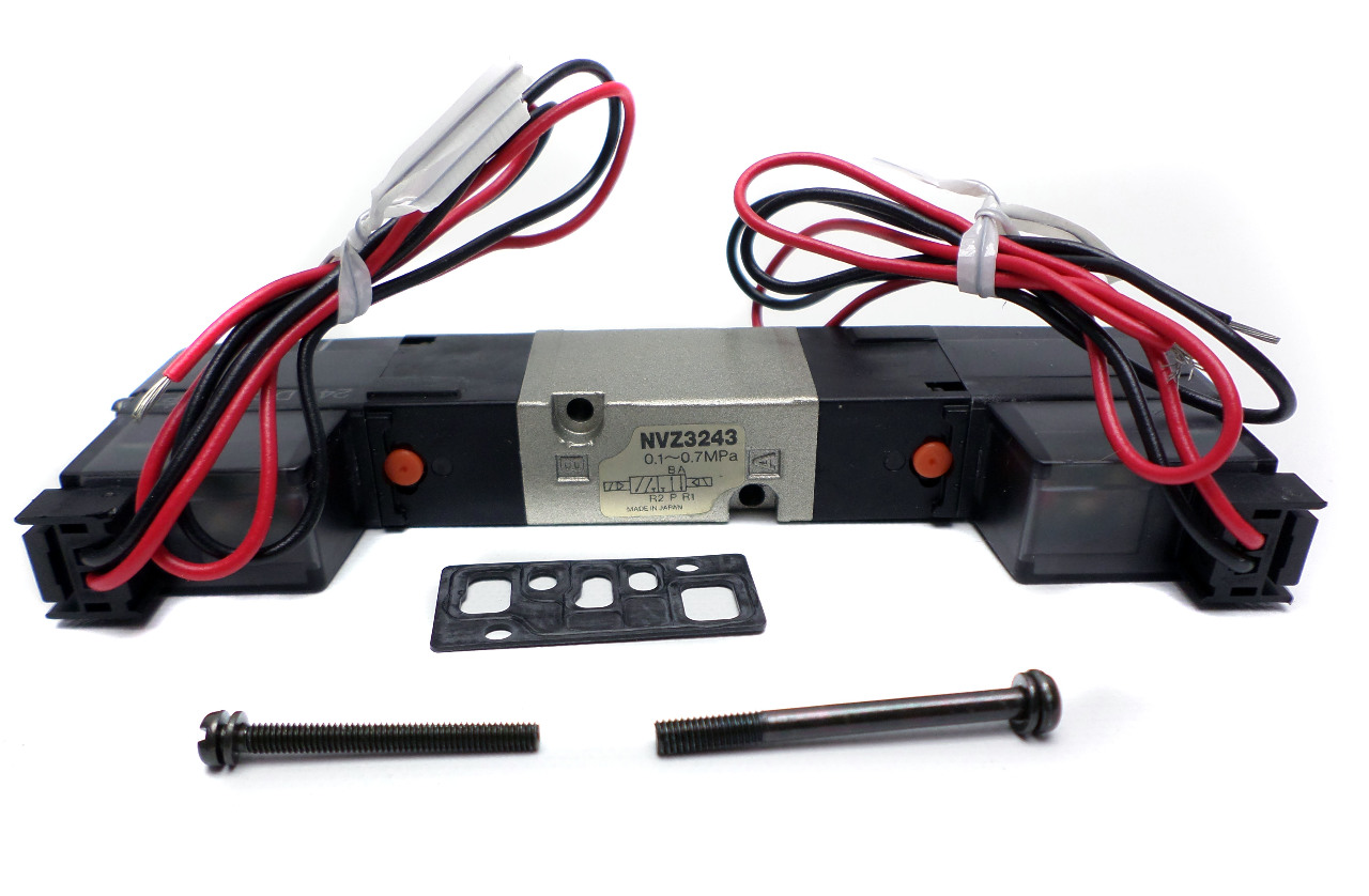 SMC NVZ3243 Solenoid Valve 24VDC Coil, With Gasket & Mounting Screws