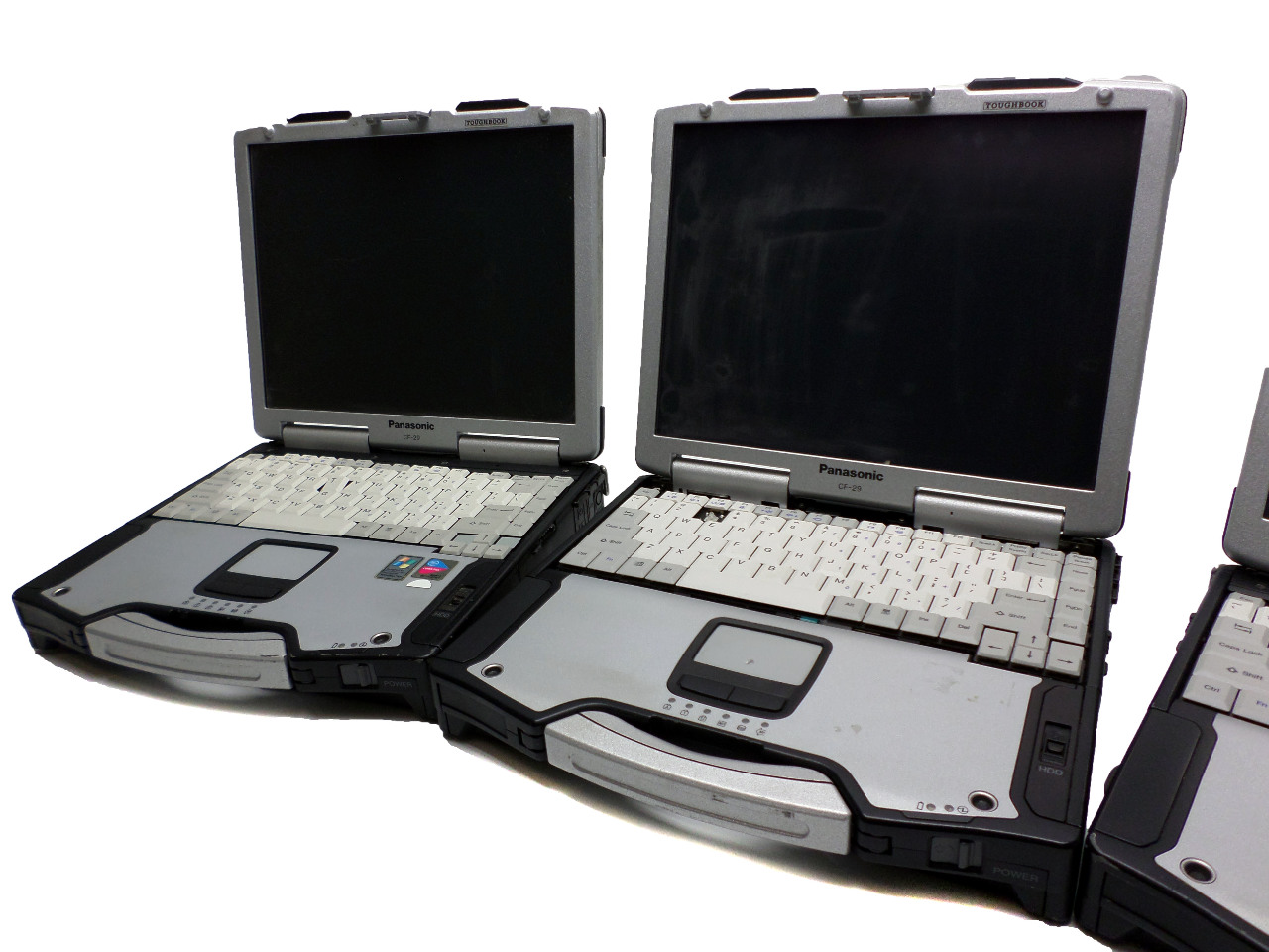 3 Panasonic CF29 Toughbooks Touch Screen 1.3 GHz 256 MB Ram Parts