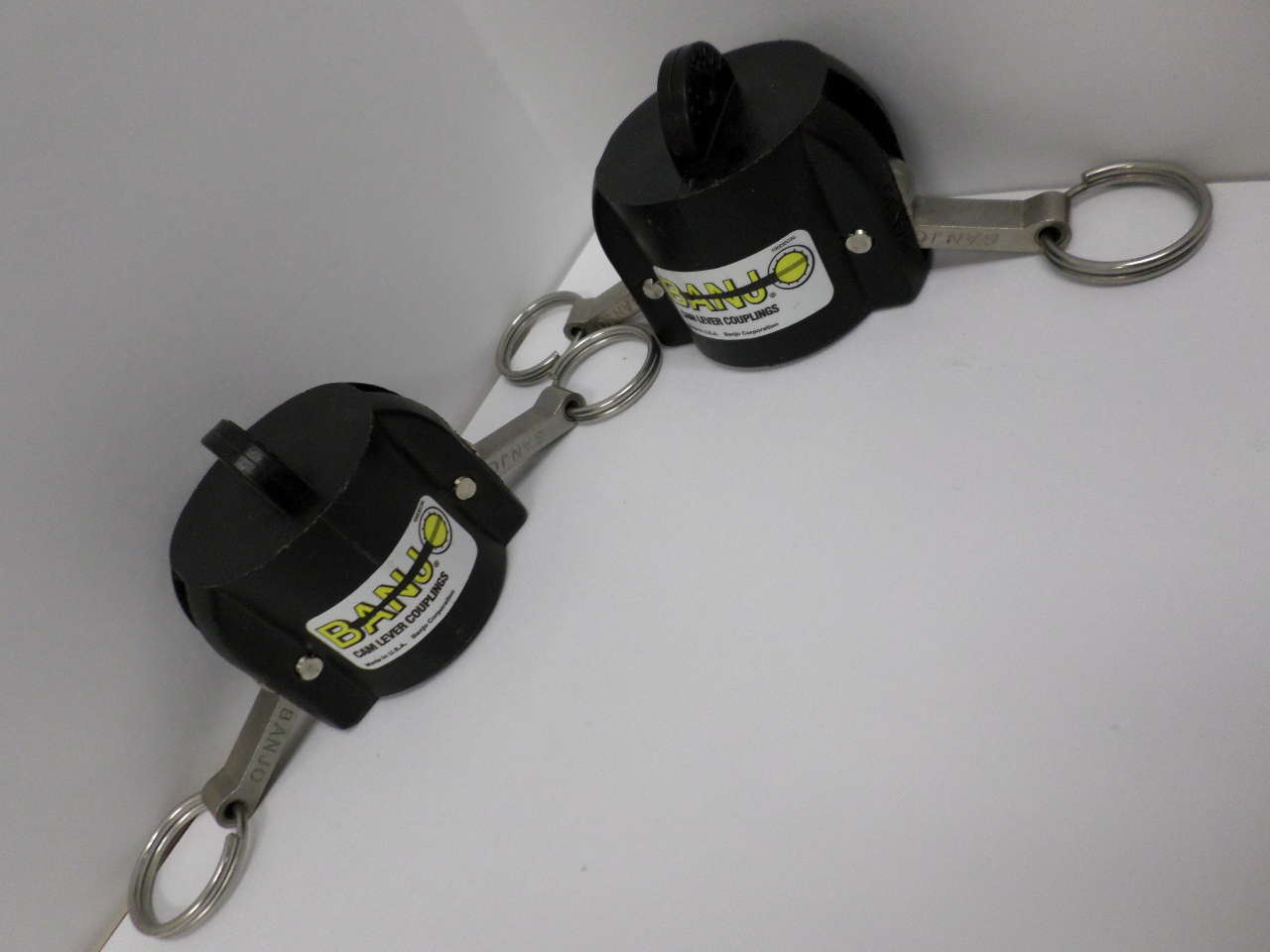 NEW Lot of 4 Banjo 100/125 Cap CAM Lever Coupling for a VHP 1000 ED Amsco Biodecontamination System EDU1616